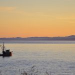 Sunset across Haro Strait